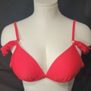 California waves solid red Binki top size med